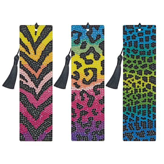 Michaels, Animal Print Diamond Art Bookmark Kit by Make Market® – Category: Diamond Painting